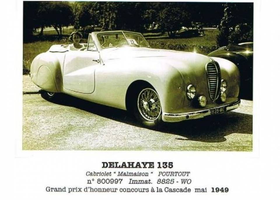 1948 DELAHAYE 135 M Cabriolet Pourtout 1948 DELAHAYE 135 M Cabriolet Pourtout