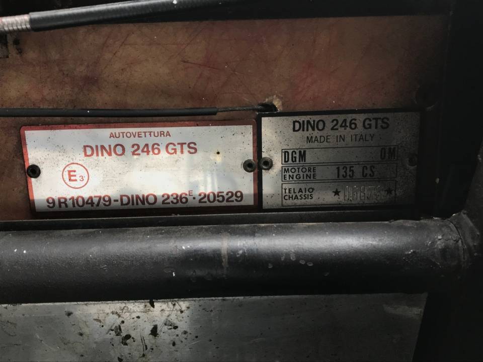 1973 FERRARI Dino 246 GTS 1973 FERRARI Dino 246 GTS