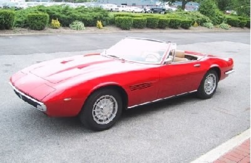 1970 MASERATI Ghibli Spyder 4.7L 1970 MASERATI Ghibli Spyder 4.7L