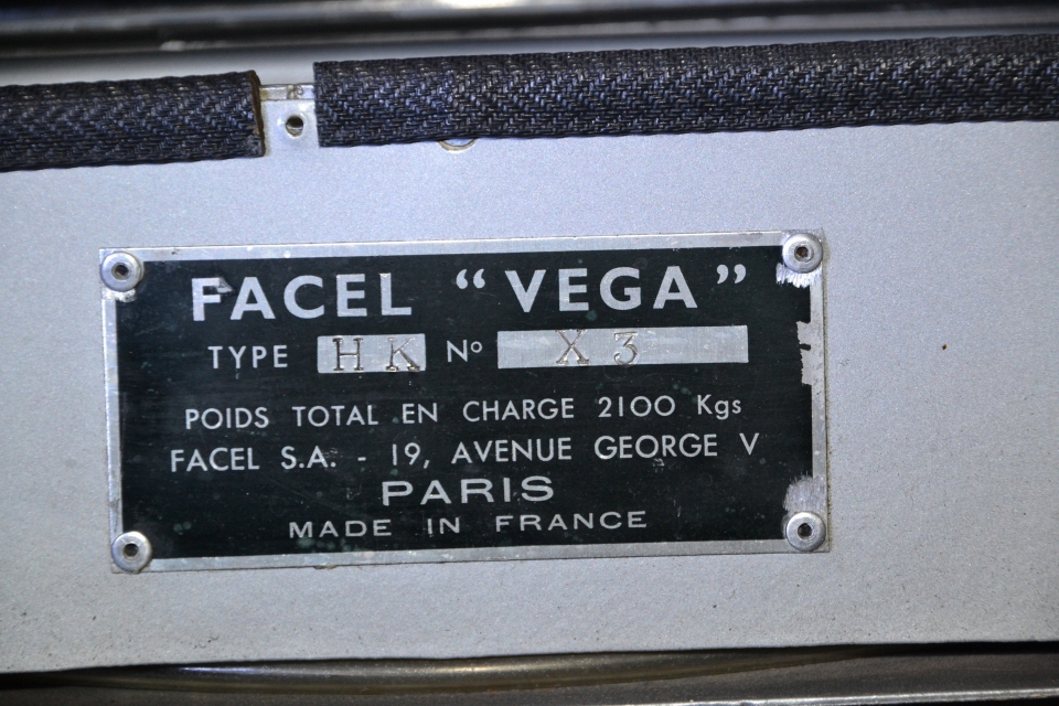 1959 FACEL VEGA HK 500 coupe