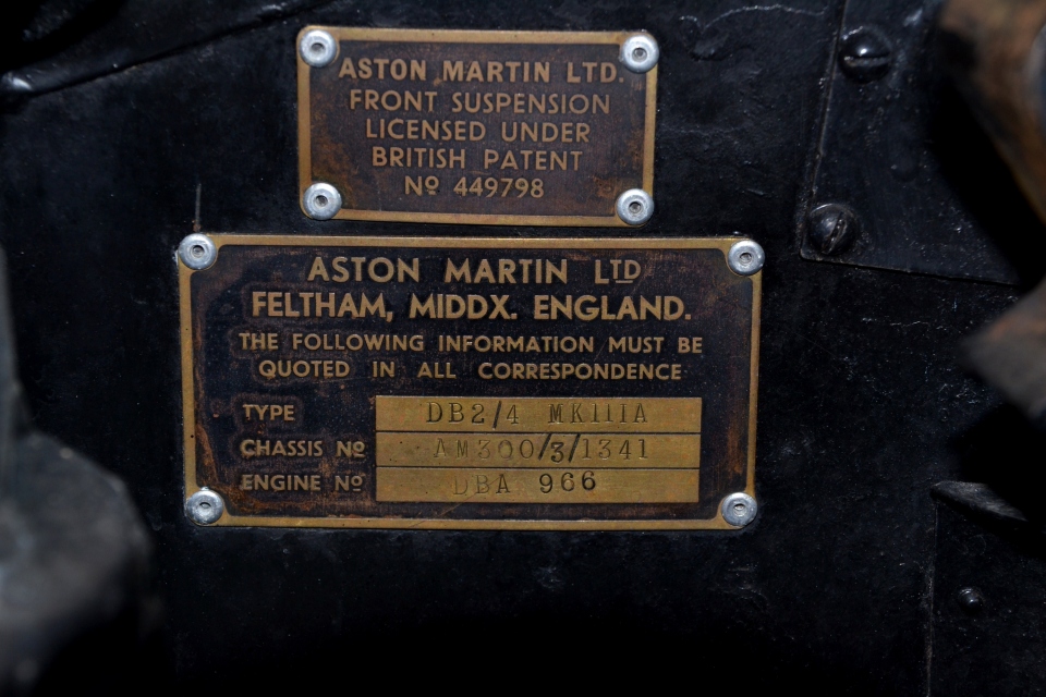 1957 ASTON MARTIN DB2/4 MKIII