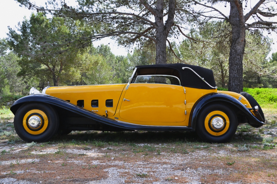 1932 DELAGE D8 S Cabriolet Pourtout