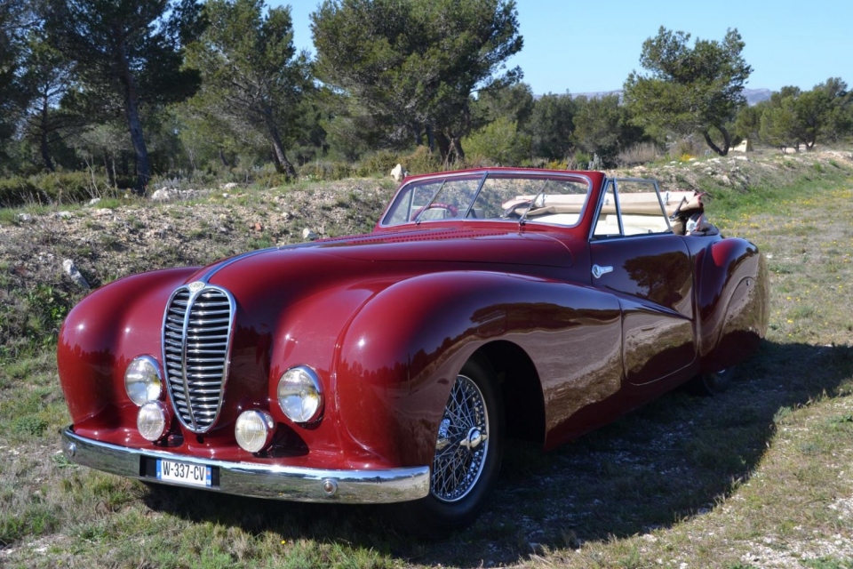 1948 DELAHAYE 135 M Cabriolet Pourtout