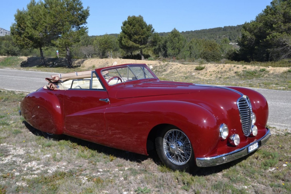 1948 DELAHAYE 135 M Cabriolet Pourtout