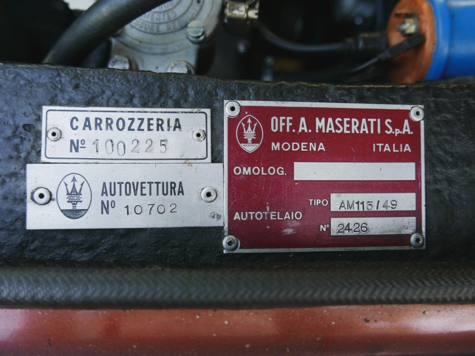 1972 MASERATI Ghibli 4.9L SS Coupe 1972 MASERATI Ghibli 4.9L SS Coupe