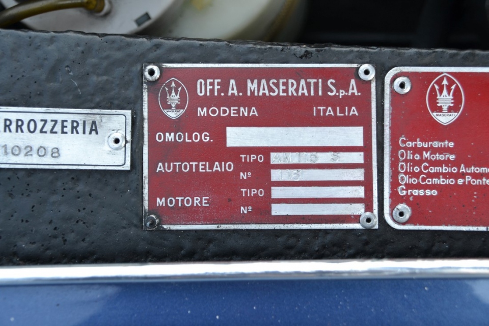 1970 MASERATI Ghibli Spyder 4.7L